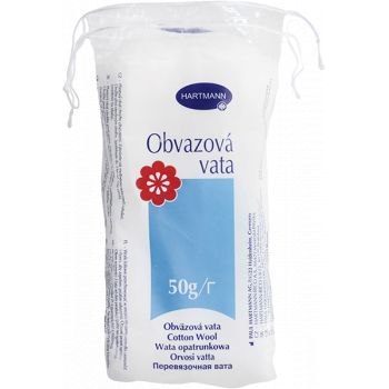 Hlavný obrázok Hartman obväzová vata 50g