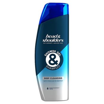 Hlavný obrázok Head & Shoulders Men Deep Cleansing sprchový gél & šampón na vlasy 270ml