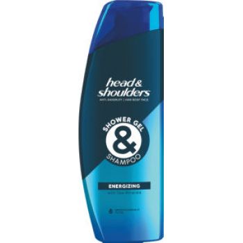 Hlavný obrázok Head & Shoulders Men Energizing sprchový gél & šampón na vlasy 270ml