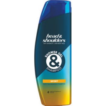 Hlavný obrázok Head & Shoulders Men Sport sprchový gél & šampón na vlasy 270ml