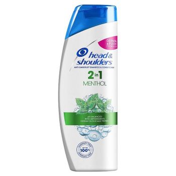 Hlavný obrázok Head & Shoulders Menthol 2v1 šampón na normálne vlasy 360ml 