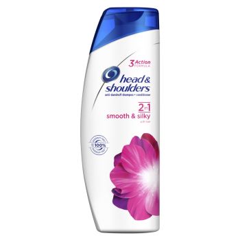 Hlavný obrázok Head & Shoulders Smooth & Silky 2v1 šampón na normálne a suché vlasy 360ml 