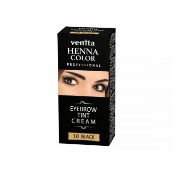 Hlavný obrázok Henna Venita farba na obočie kremová 1.0 black 15g