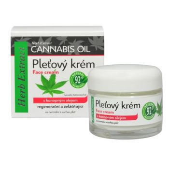 Hlavný obrázok Herb Extract Cannabis Oil pleťový krém s konopným olejom 50ml