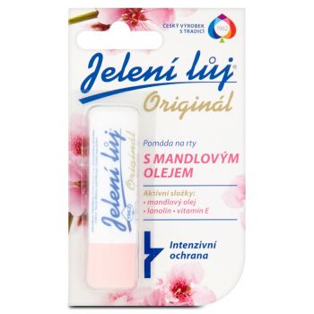 Hlavný obrázok Jelení loj Originál pomáda na pery s mandľovým olejom