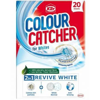 Hlavný obrázok K2r Colour Catcher 2in1 Revive White obrúsky do pračky 20ks