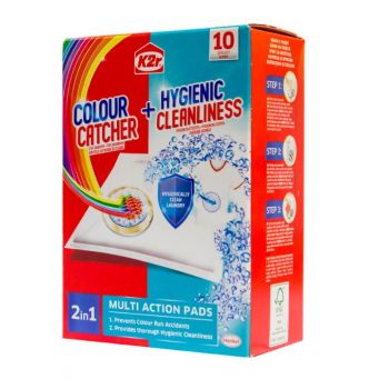 Hlavný obrázok K2r Colour Catcher + Hygienic Cleanliness 2in1 vrecúška do práčky 10ks