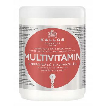 Hlavný obrázok Kallos Hair Mask Multivitamín energizujúca maska na vlasy 1000ml