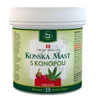 Hlavný obrázok Konská hrejivá masť s konopou 250ml