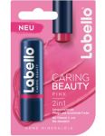 Labello Caring Beauty Pink 2in1 farebný balzam na pery 4,8g 88055