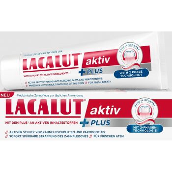 Hlavný obrázok Lacalut aktiv+ Plus proti paradentóze zubná pasta 75ml