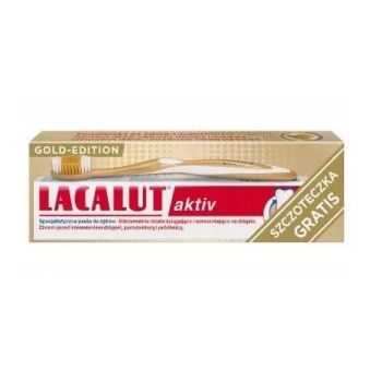 Hlavný obrázok Lacalut Aktiv zubná pasta 75ml + zubná kefka