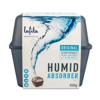 Hlavný obrázok Lafita Humid Original pohlčovač vlhkosti strojček + náhradná náplň 450g