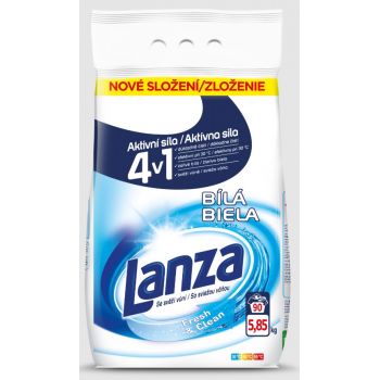 Hlavný obrázok Lanza prášok na pranie 5,85kg Fresh&Clean White 90 praní