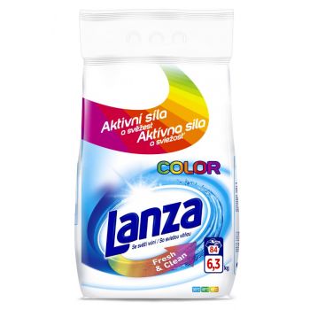 Hlavný obrázok Lanza prášok na pranie 6,3kg Fresh Clean Color 84 praní