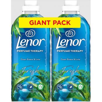 Hlavný obrázok Lenor 2x1200ml Ocean Breeze & Lime aviváž 96 praní