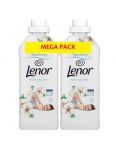 Lenor 2x925ml Sensitive Cotton Fresh aviváž 74 praní