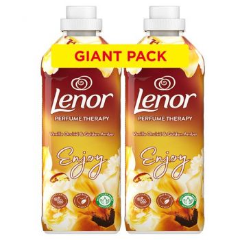 Hlavný obrázok Lenor DUO 2x1200ml Vanilla Orchid & Golden Amber avivaž 96 praní