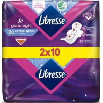 Hlavný obrázok Libresse Goodnight Ultra Large+ hygienické vložky 20ks