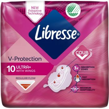 Hlavný obrázok Libresse V-Protection Ultra+ hygienické vložky 10ks