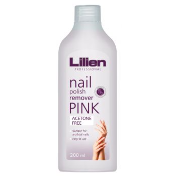 Hlavný obrázok Lilien Profesional Pink odlakovač na nechty bez acetónu ružový 200ml