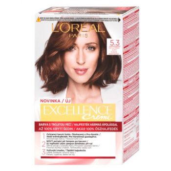 Hlavný obrázok Loréal Excellence Creme 5.3 Svetlo Hnedá Zlatá farba na vlasy