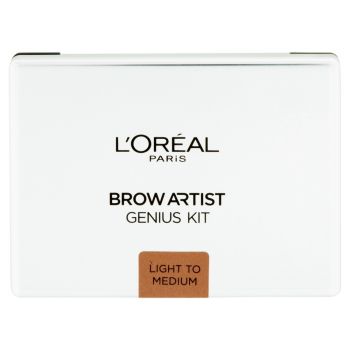 Hlavný obrázok Loreal Paris Brown Artist Light to medium kazeta na obočie 3,5g