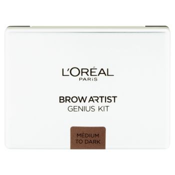 Hlavný obrázok Loreal Paris Brown Artist Medium to dark kazeta na obočie 3,5g