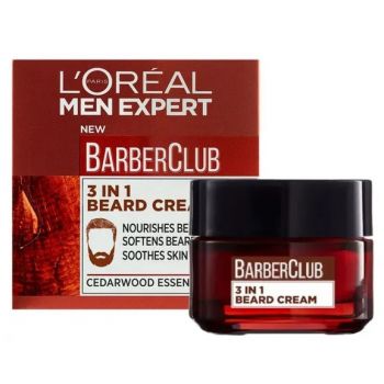 Hlavný obrázok Loréal Paris Men Expert BarberClub 3 in 1 krém na bradu a fúzy 50ml