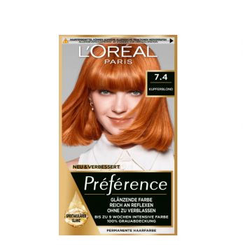 Hlavný obrázok Loréal Préférence 7.4 Intenzívna medená farba na vlasy