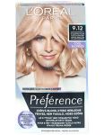 Loréal Préférence 9.12 Studená Veľmi Svetla Blond farba na vlasy