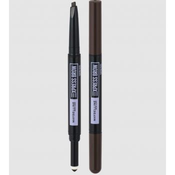 Hlavný obrázok Maybelline New York Express Brow Satin Duo Dark Brown púder a ceruza na obočie