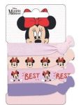 Minnie Mouse set gumičiek do vlasov ružové 4ks