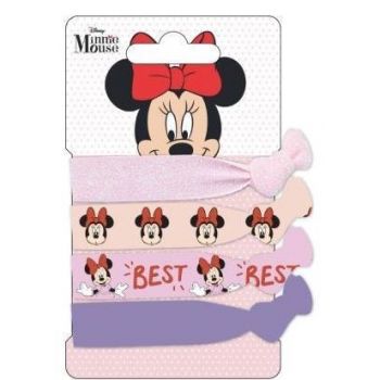 Hlavný obrázok Minnie Mouse set gumičiek do vlasov ružové 4ks