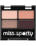 Miss Sporty Studio Colour Quattro 408 Smoky Rose očné tiene