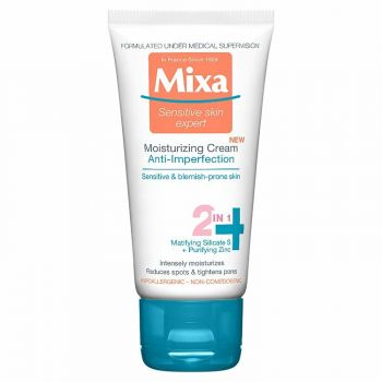 Hlavný obrázok Mixa Sensitive Skin Expert Anti-Imperfections 2v1 zmatňujúci pleťový krém 50ml