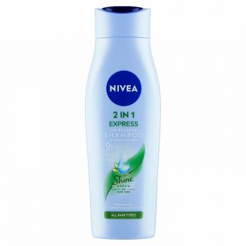 Hlavný obrázok Nivea 2in1 Express Shine šampón na normálne vlasy 250ml 81435