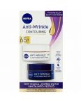 Nivea Anti-Wrinkle Contouring DUO 65+ protivráskový denný, nočný krém SPF30 50ml