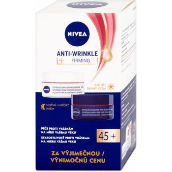 Hlavný obrázok Nivea Anti-Wrinkle Firming DUO 45+ spevňujúci denný, nočný krém 50ml