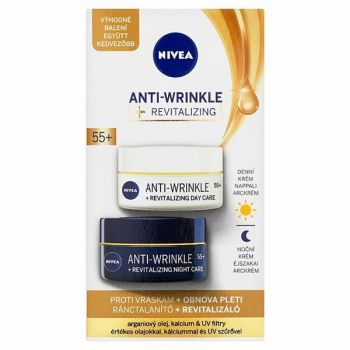 Hlavný obrázok Nivea Anti-Wrinkle Revitalizing DUO 55+ obnovujúci denný, nočný krém 50ml 93360