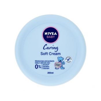 Hlavný obrázok Nivea Baby Caring Soft krém na tvár,telo 200ml 86128