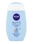 Nivea Baby Head to Toe šampón a pena do kúpeľa 200ml 80552