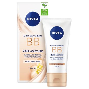 Hlavný obrázok Nivea BB 5in1 skrášľujúci hydratačný krém svetlý tón pleti 50ml 82333