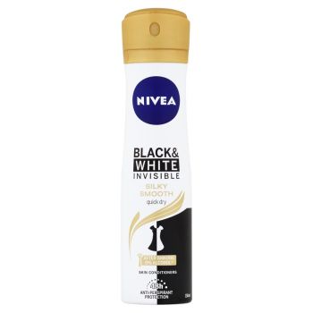 Hlavný obrázok Nivea Black & White Invisible Silky Smooth anti-perspirant sprej 150ml 82282