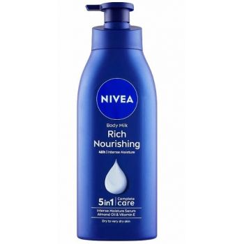 Hlavný obrázok Nivea Body Milk Moisture 48h Výživné telové mlieko 400ml 80204