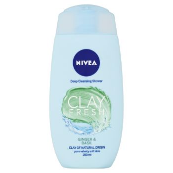 Hlavný obrázok Nivea Clay Fresh Ginger & Basil sprchový gél 250ml