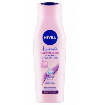 Hlavný obrázok Nivea Hairmilk Natural Shine šampón na unavené vlasy 250ml 88615