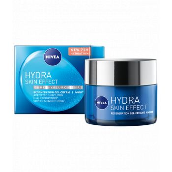 Hlavný obrázok Nivea Hydra Skin Effect Pure Hyaluron regeneračný nočný gel-krém na tvár 50ml