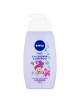 Nivea Kids Sparkle berry scent 2in1 sprchový gél a šampón 500ml 84585