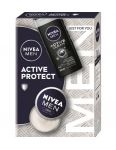 Nivea Men Active Protect pánska darčeková kazeta Sprchový gél, Krém